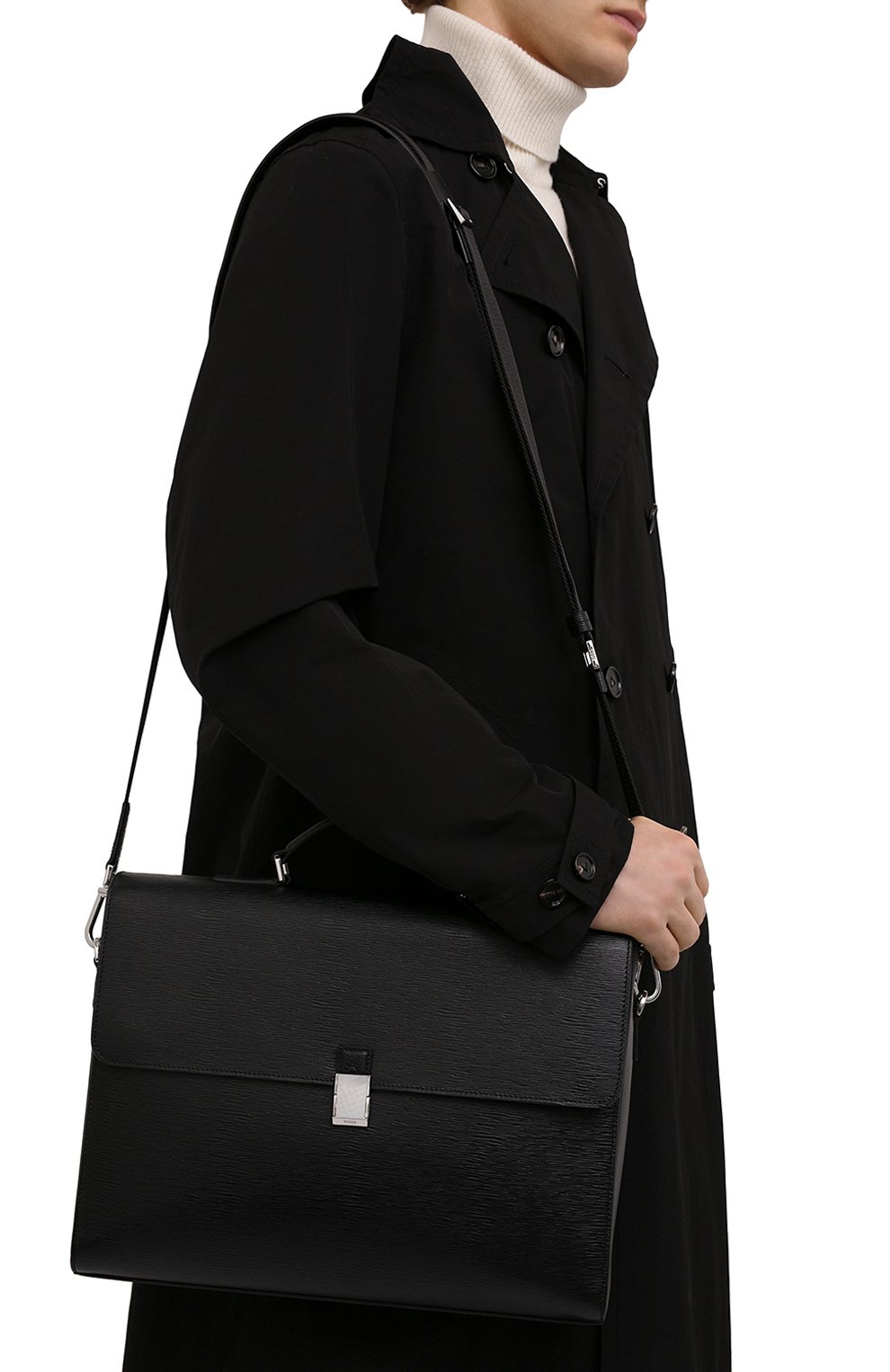 Кожаный портфель BOSS, арт. 50460855, фото 6