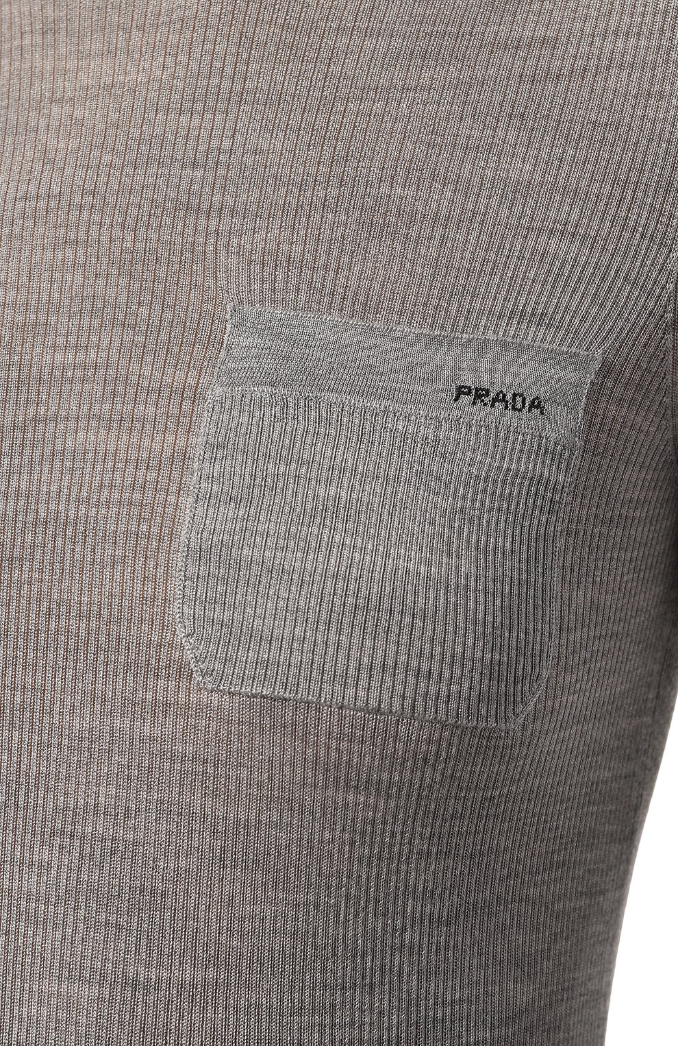 Шелковая водолазка PRADA, арт. P26385-1D7A-F0031-202, фото 5