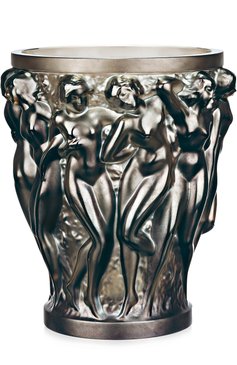 Ваза bacchantes LALIQUE серого цвета, арт. 10547300 | Фото 1 (Статус проверки: Проверена категория; Коллекция: Bacchantes; Региональные ограничения белый список (Axapta Mercury): Не проставлено; Нос: Не проставлено; Автоматизация Diginetica: Не назначено; Ограничения доставки: fragile-2)