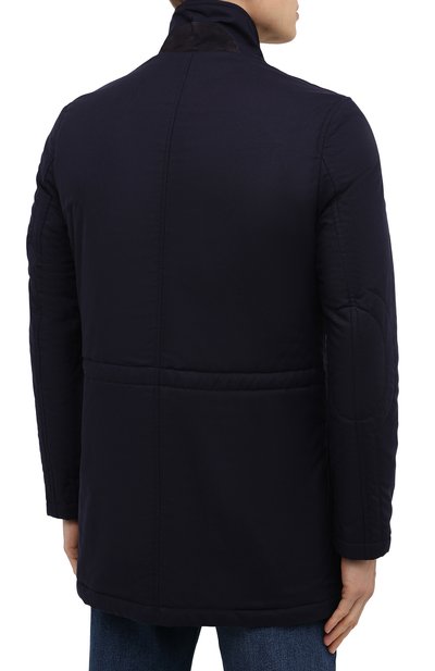 Куртка из шелка и кашемира KITON темно-синего цвета по цене 827500 руб., арт. UW0891MV07T80, фото 4 Куртка из шелка и кашемира KITON, арт. UW0891MV07T80, фото 4