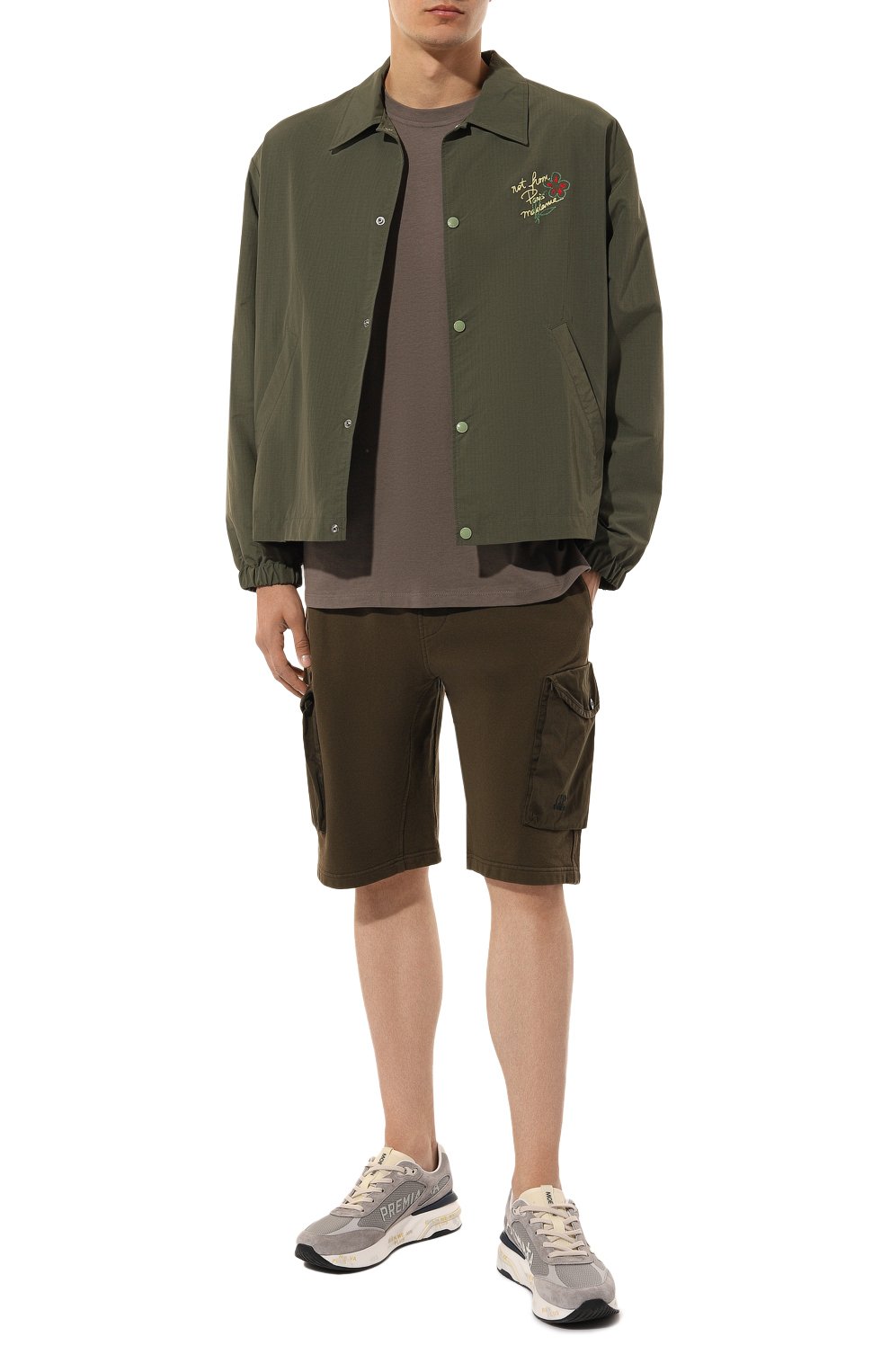 Хлопковые шорты C.P. COMPANY, арт. 16CMSB268A110039M, фото 2