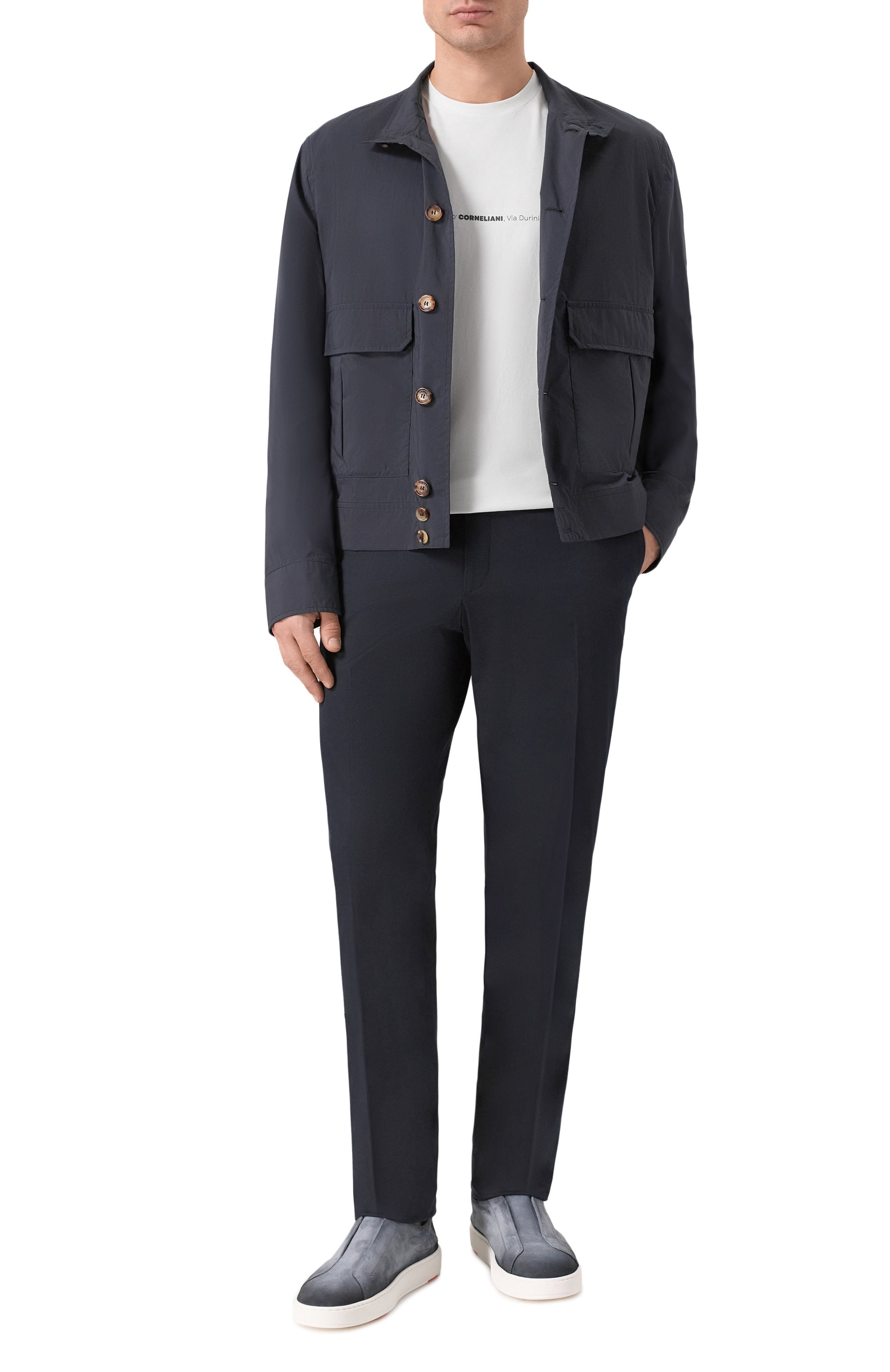 Хлопковая футболка CORNELIANI, арт. 27G587/2725035, фото 2