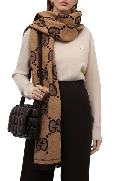 Шерстяной шарф GUCCI, арт. 598993/3GC15, фото 2