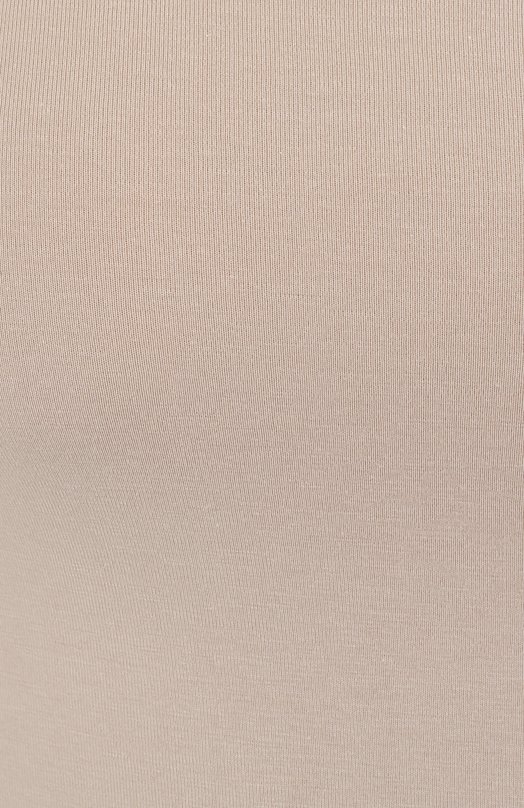 Хлопковый топ Brunello Cucinelli MPT1802B19 Бежевый  MPT1802B19 Фото 6