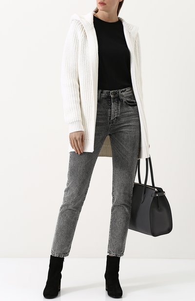 Кардиган из смеси шерсти и хлопка с капюшоном MICHAEL KORS COLLECTION, арт. KRK/664AKK979, фото 2