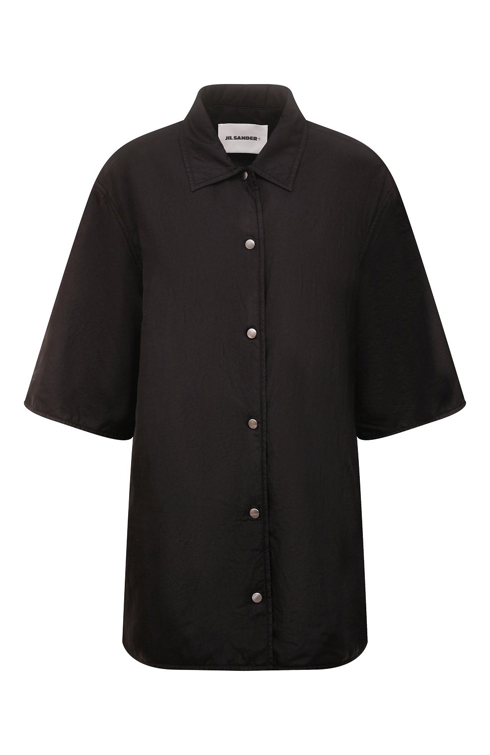 Рубашка JIL SANDER черного цвета по цене 84050 руб., арт. JPPU600577-WU470900A, фото 1 Рубашка JIL SANDER, арт. JPPU600577-WU470900A, фото 1