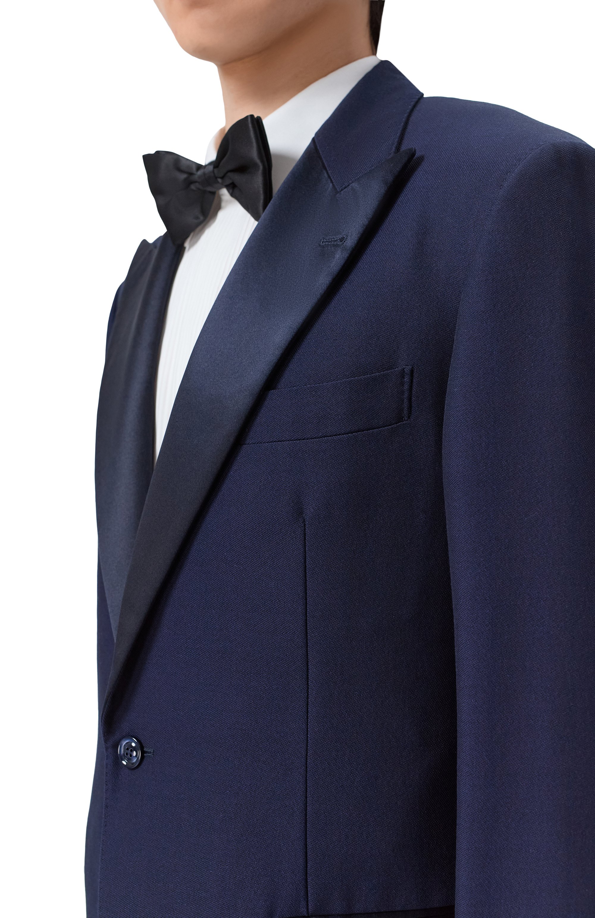 Смокинг из шелка и шерсти BRUNELLO CUCINELLI, арт. MY480AS19, фото 6