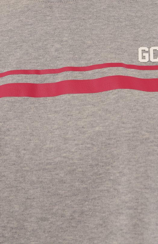 Хлопковая футболка GCDS Серый, фото 5