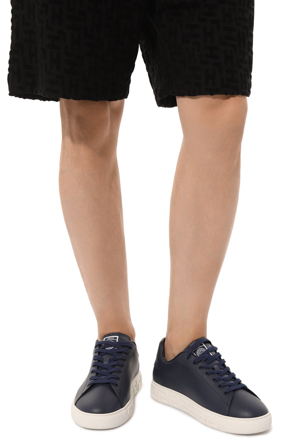 Кеды из экокожи greca VERSACE, арт. 1014460/1A09608, фото 3