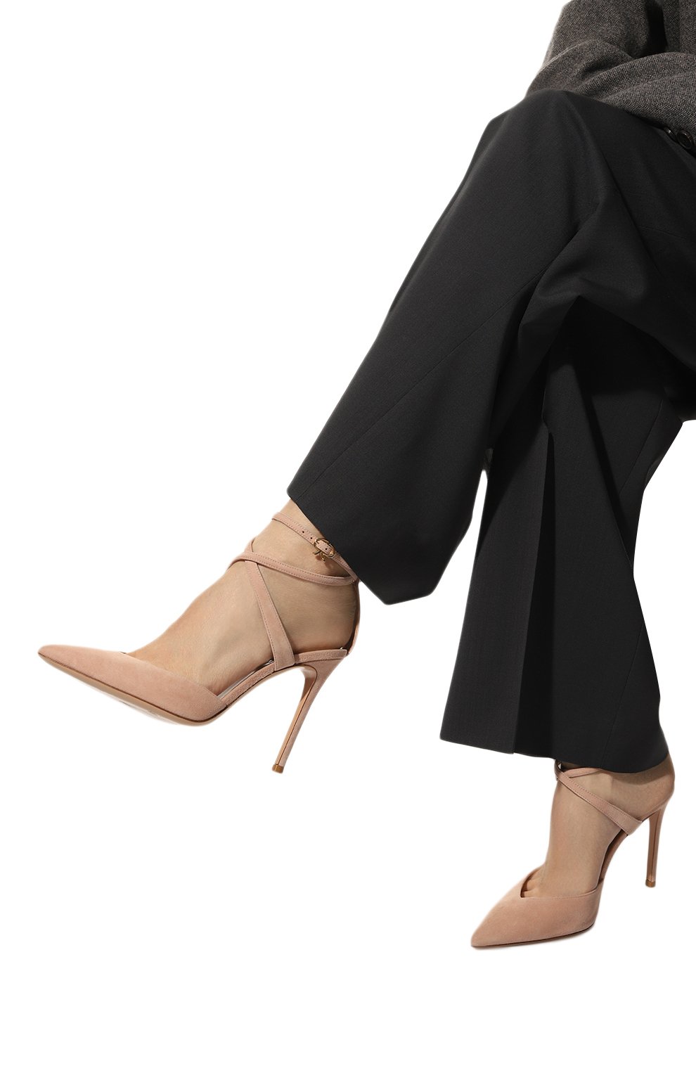 Замшевые туфли GIANVITO ROSSI, арт. G95353.15RIC.CAMPEAH, фото 3