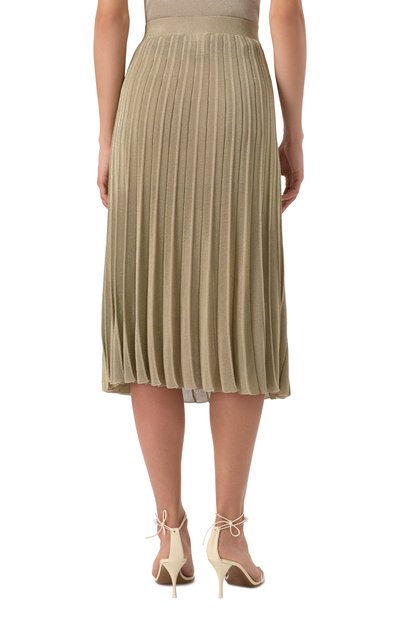 Плиссированная юбка GRAN SASSO темно-бежевого цвета по цене 49950 руб., арт. 50201/23001, фото 4 Плиссированная юбка GRAN SASSO, арт. 50201/23001, фото 4