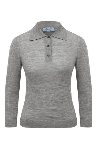 Женский шерстяное поло PRADA, арт. P24G1D-1S9C-F0031-211