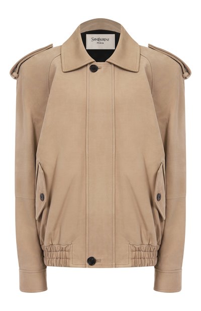 Женская кожаная куртка SAINT LAURENT, арт. 827736/YCQN2