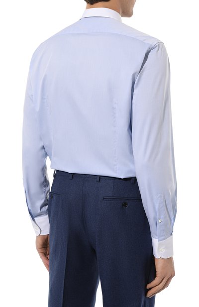 Хлопковая сорочка CORNELIANI, арт. 92P110-3811271, фото 5