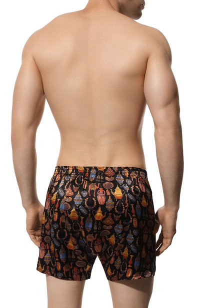 Шелковые боксеры DEREK ROSE, арт. 6030-BRIN100, фото 3