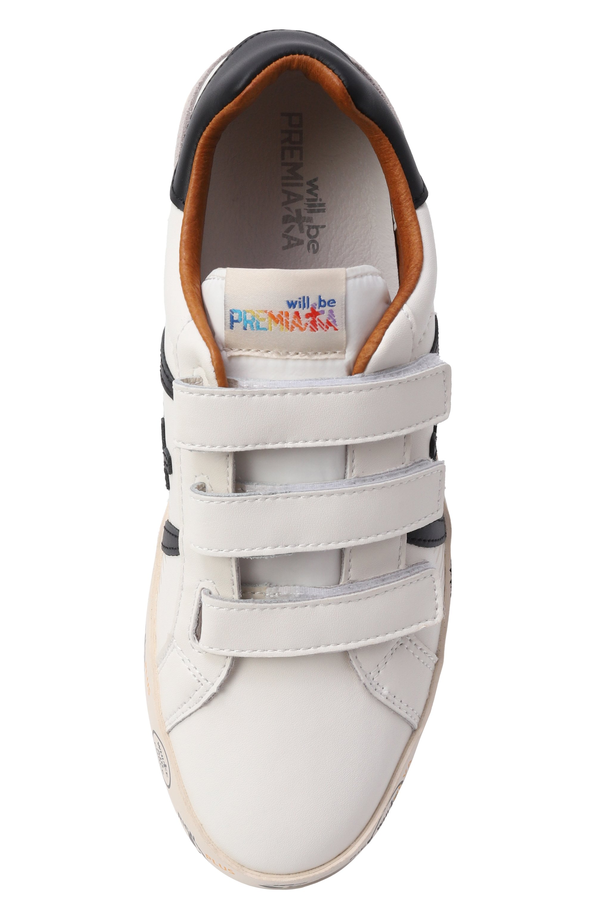 Кожаные кеды andy PREMIATA WILL BE молочного цвета по цене 17900 руб., арт. 32209452/ANDY V_001, фото 4 Кожаные кеды andy PREMIATA WILL BE, арт. 32209452/ANDY V_001, фото 4