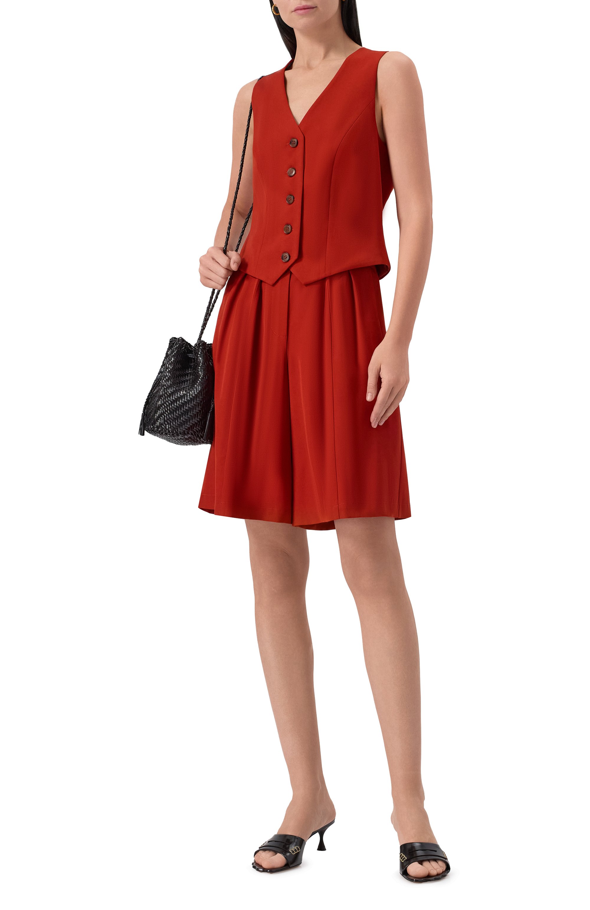 Шорты из вискозы и шерсти LESYANEBO, арт. LN07H-469_SPV, фото 2