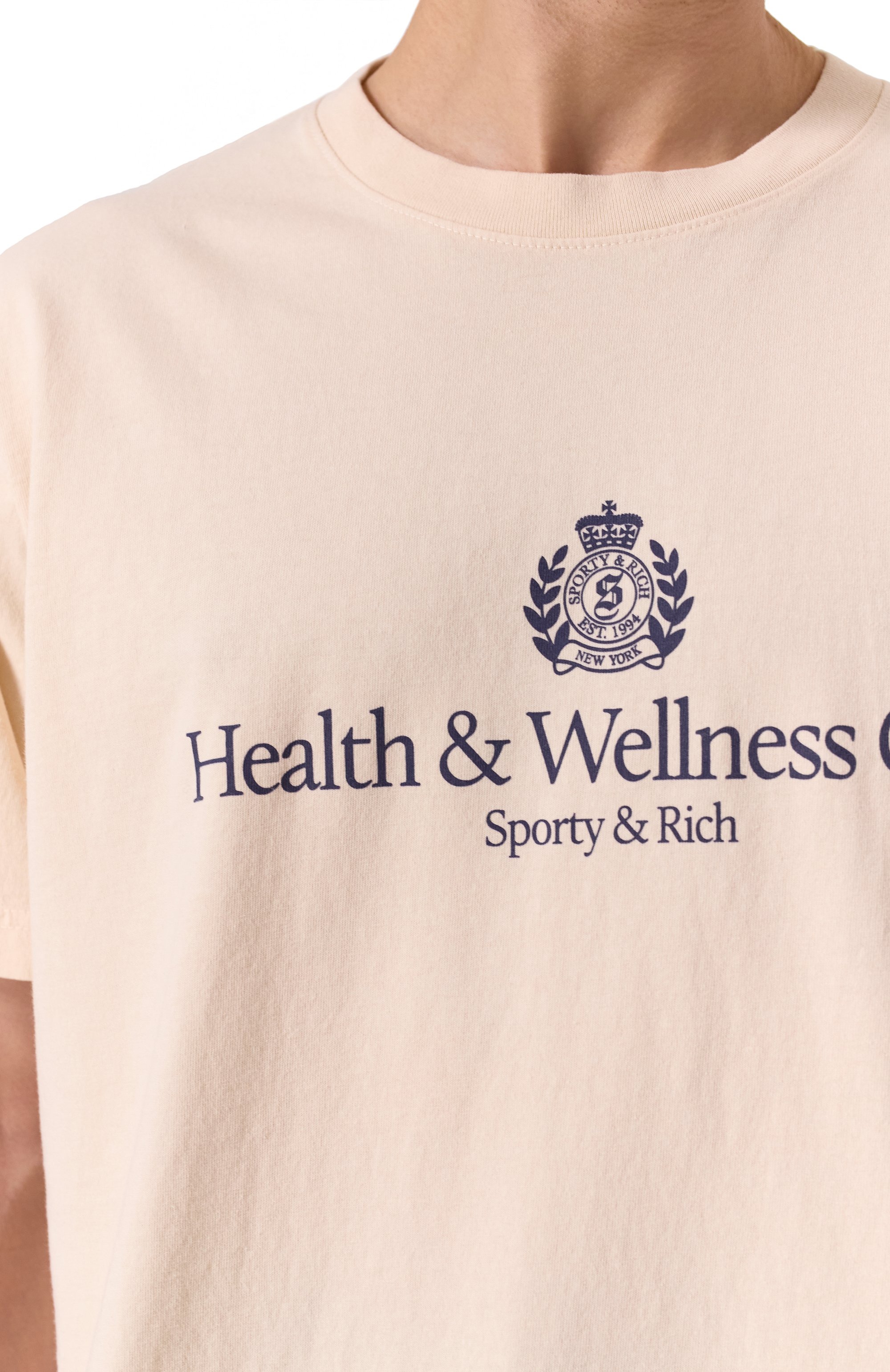 Хлопковая футболка SPORTY AND RICH, арт. T0043606241CR01, фото 5