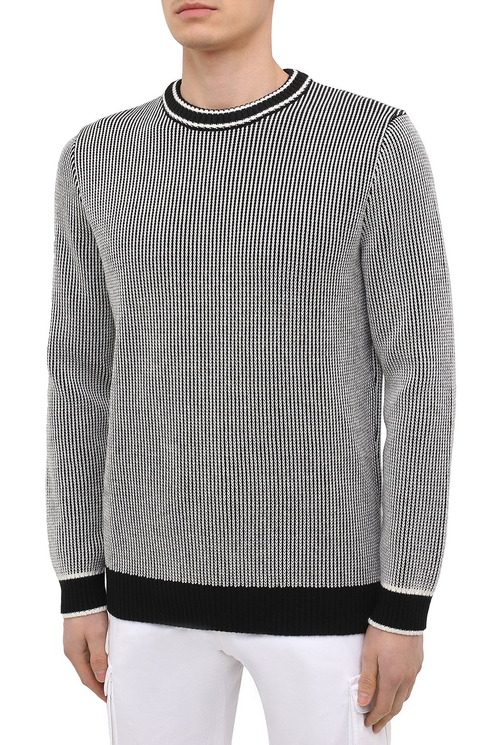 Свитер из шерсти и хлопка BOSS, арт. 50442160, фото 3