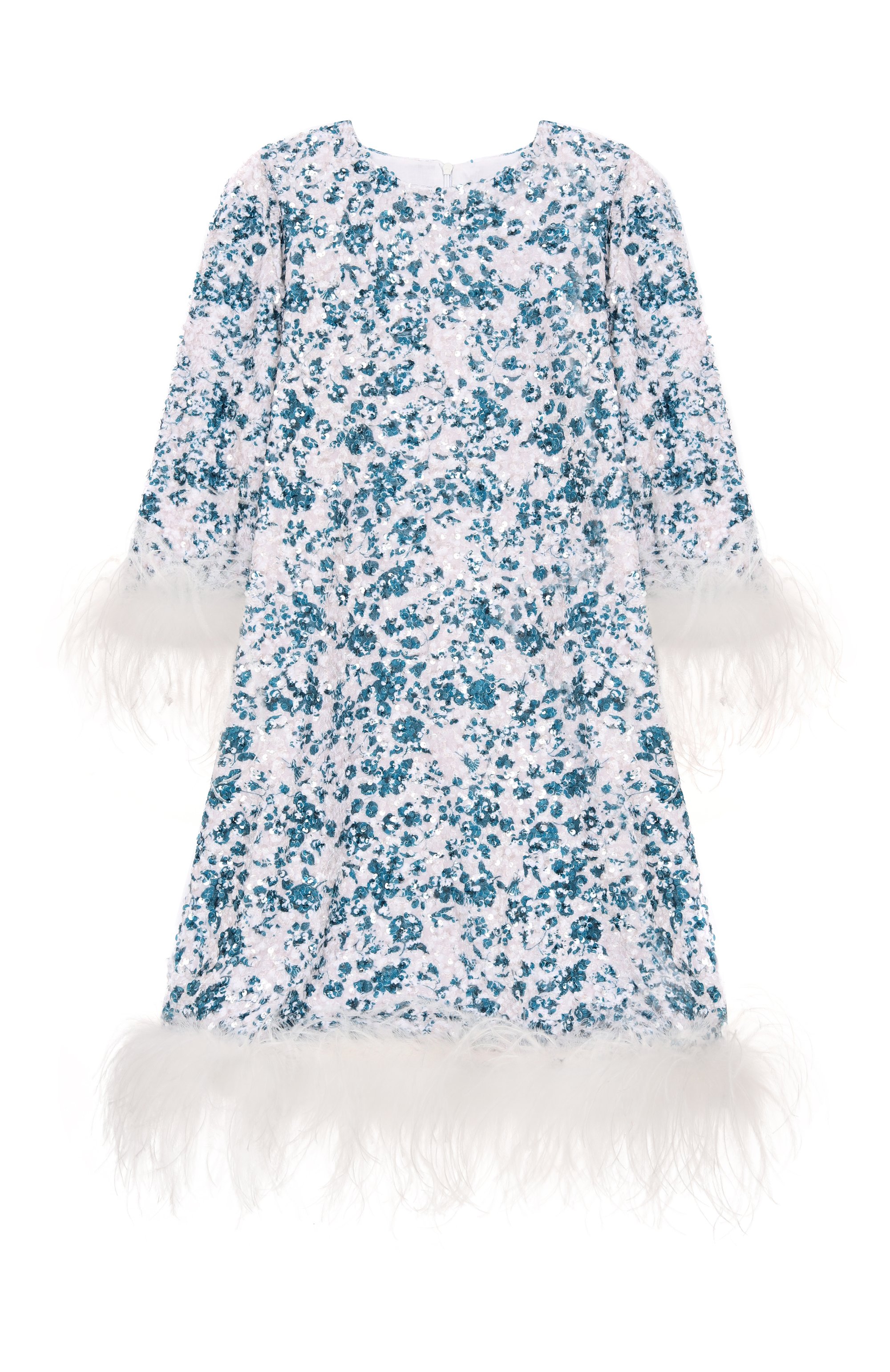 Платье с отделкой пайетками DESIGNERS CAT, арт. 100000K01001873/FEATHER/14-16, фото 1