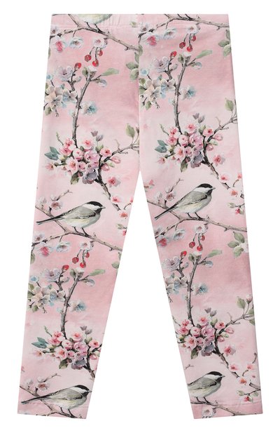 Хлопковые леггинсы MONNALISA, арт. 118401, фото 2