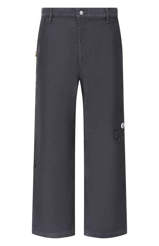 Хлопковые брюки Enfants Riches Deprimes 050-435/C0TT0N Серый 050-435/C0TT0N