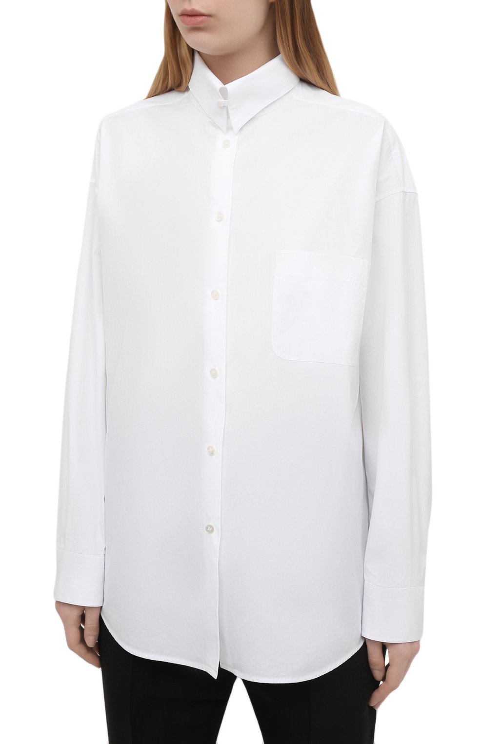 Хлопковая рубашка THE ROW, арт. 5645W2043, фото 3