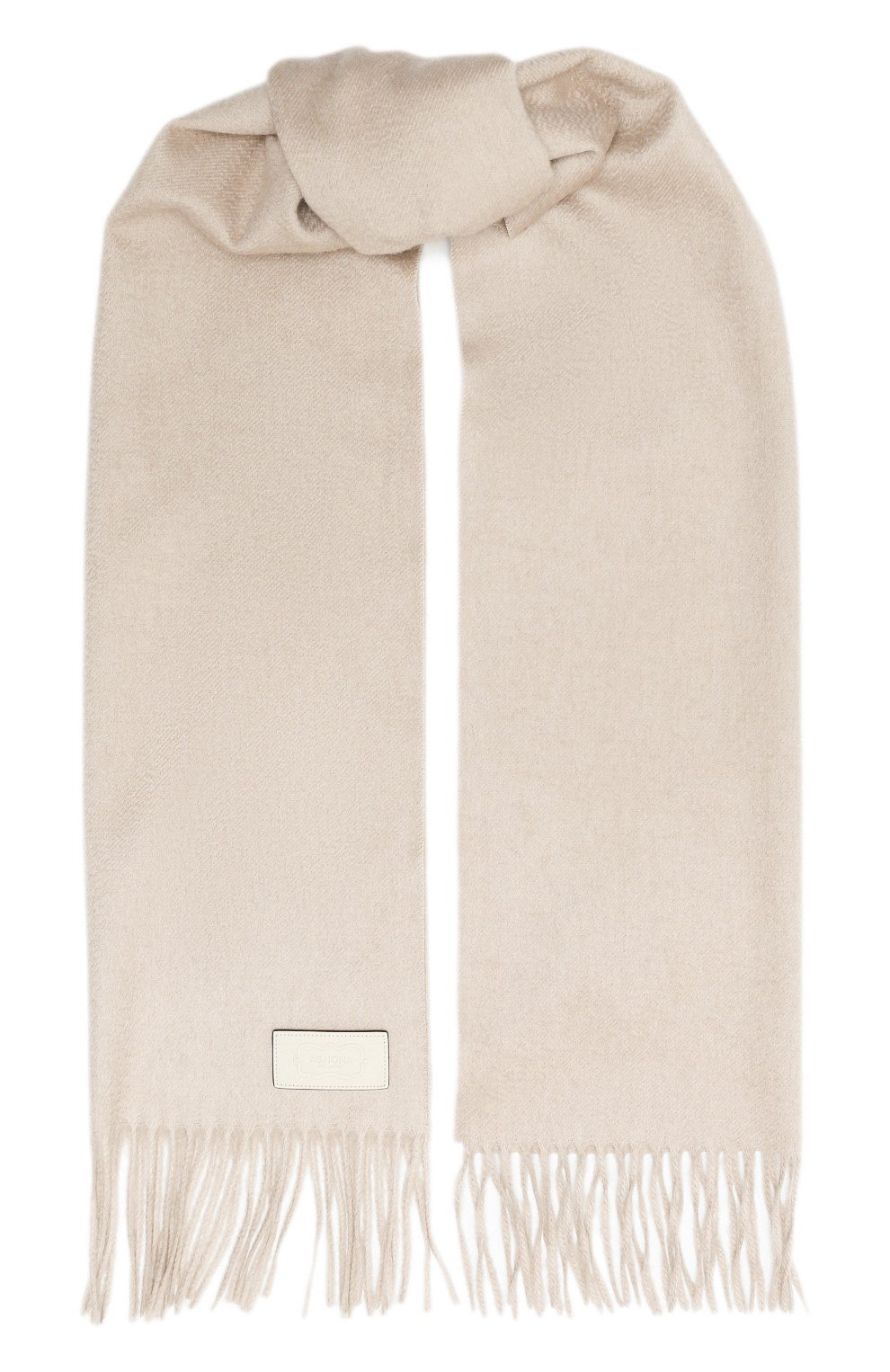 Кашемировый шарф AGNONA кремового цвета по цене 87900 руб., арт. AS04Z7E/H7041E, фото 1 Кашемировый шарф AGNONA, арт. AS04Z7E/H7041E, фото 1