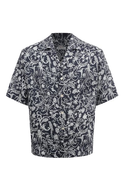 Мужская льняная рубашка KITON, арт. UMC028H08902