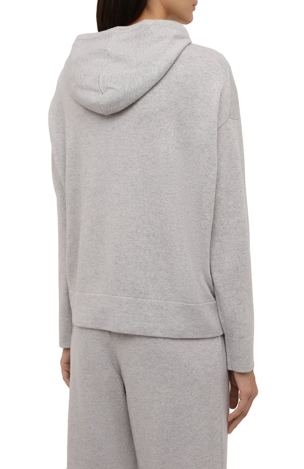 Кардиган из шерсти и кашемира VINCE светло-серого цвета по цене 54900 руб., арт. V784578862, фото 4 Кардиган из шерсти и кашемира VINCE, арт. V784578862, фото 4