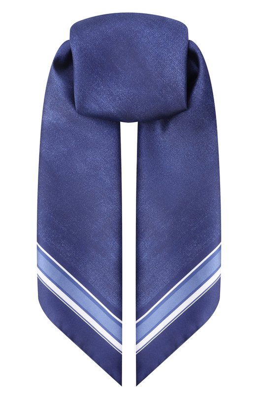 Шелковый платок Kiton D53754K0953H16 Синий D53754K0953H16