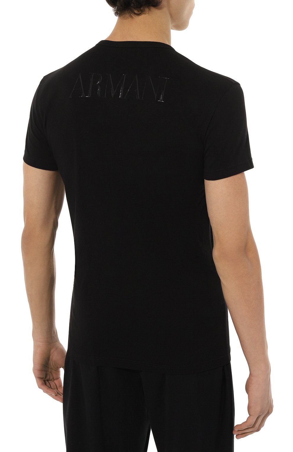 Хлопковая футболка EMPORIO ARMANI, арт. 111035/CC716, фото 4