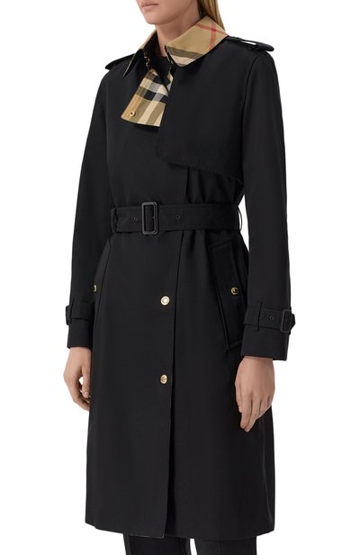 Хлопковый тренч BURBERRY, арт. 8129457, фото 3