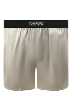 Мужские шелковые боксеры TOM FORD зеленого цвета, арт. T4LE4101/334 | Фото 1 (Материал внешний: Шелк; Кросс-КТ: бельё; Материал сплава: Проставлено; Нос: Не проставлено; Мужское Кросс-КТ: Трусы)