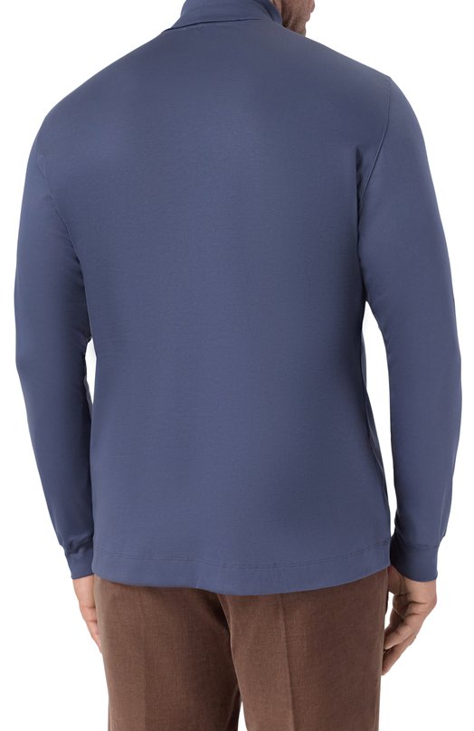 Хлопковая водолазка Van Laack VL-PELIN01-XX/180031/3XL-6XL Синий  VL-PELIN01-XX/180031/3XL-6XL Фото 4
