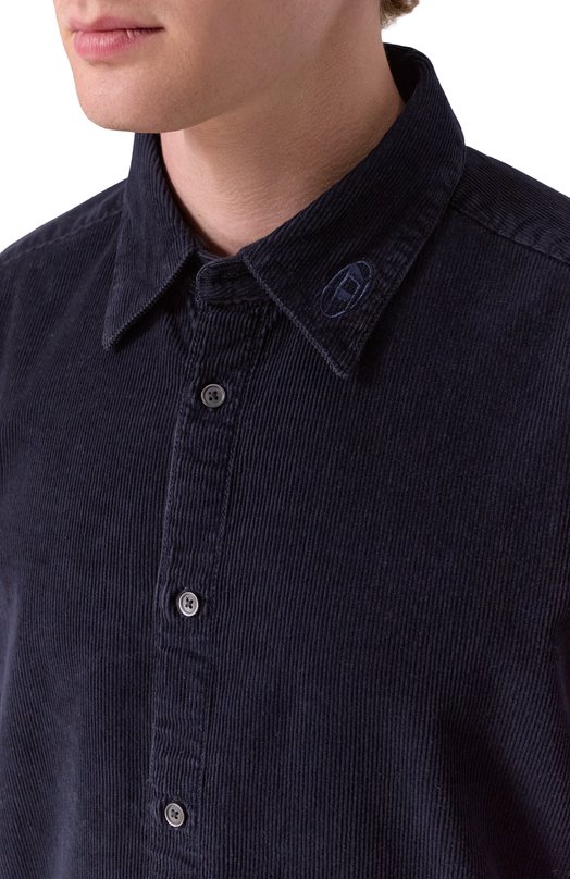 Вельветовая рубашка Diesel A19384/0AJFQ Синий  A19384/0AJFQ Фото 5