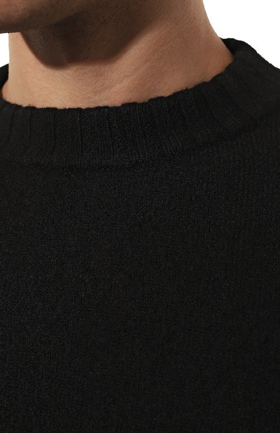 Шерстяной свитер JIL SANDER черного цвета по цене 81900 руб., арт. J21GP0003/J14506, фото 5 Шерстяной свитер JIL SANDER, арт. J21GP0003/J14506, фото 5