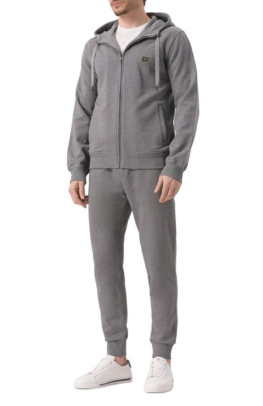 Хлопковая толстовка Dolce & Gabbana G9BGDT/G7N7B Серый  G9BGDT/G7N7B Фото 2