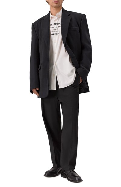 Хлопковая рубашка VETEMENTS, арт. UA53SH450W/1001 P0PLIN, фото 2