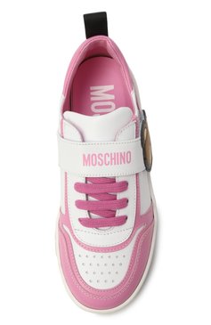 Кожаные кеды MOSCHINO, арт. 77476/36-41, фото 4