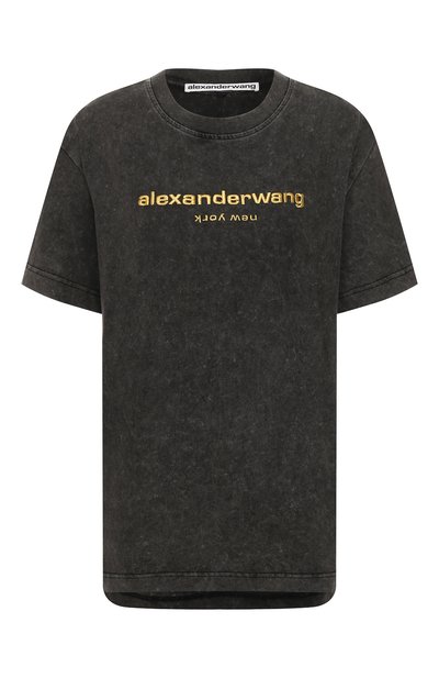 Женская хлопковая футболка ALEXANDER WANG, арт. 1CC1201030