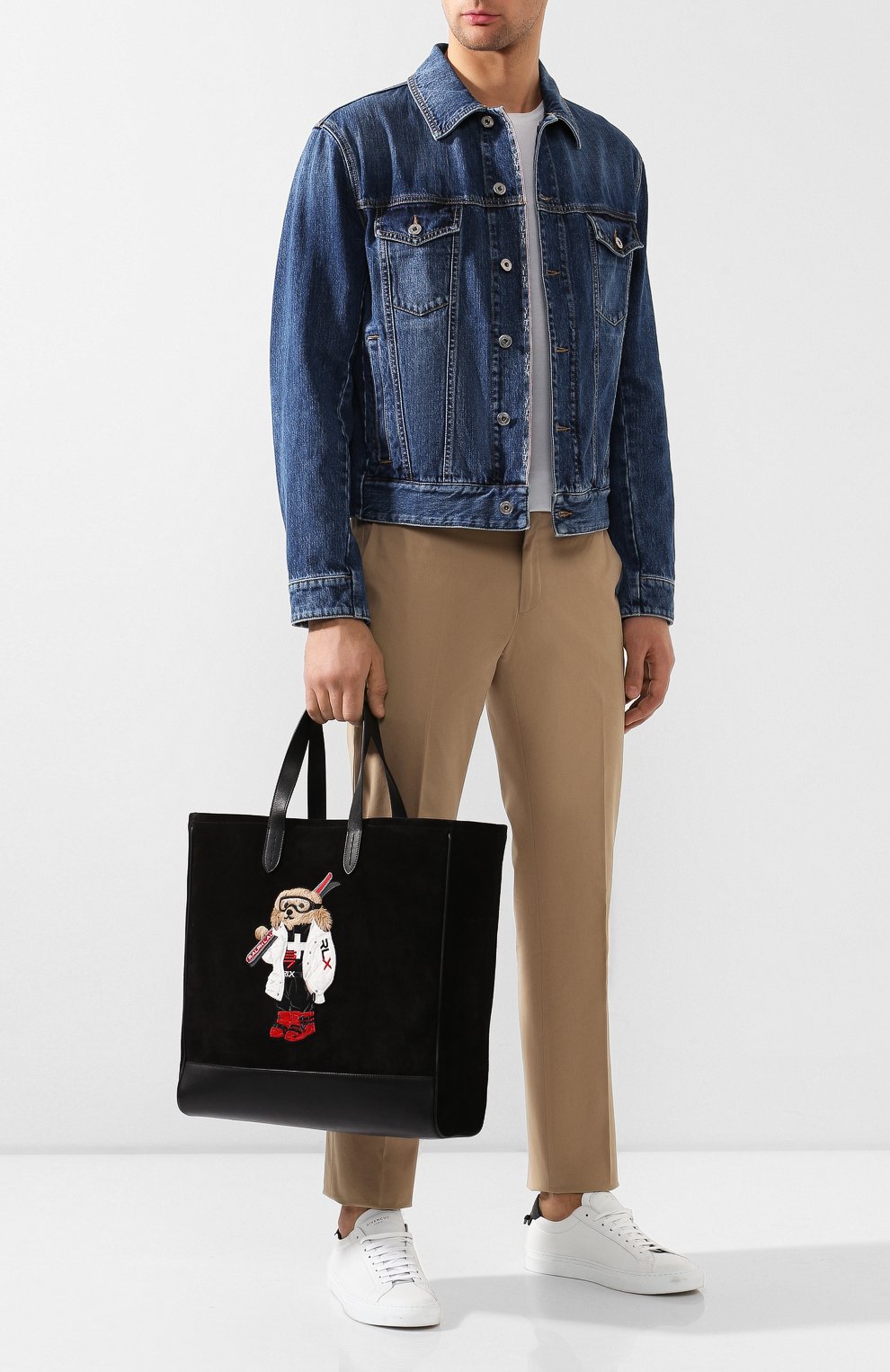 Замшевая сумка-тоут RALPH LAUREN, арт. 437773437, фото 2