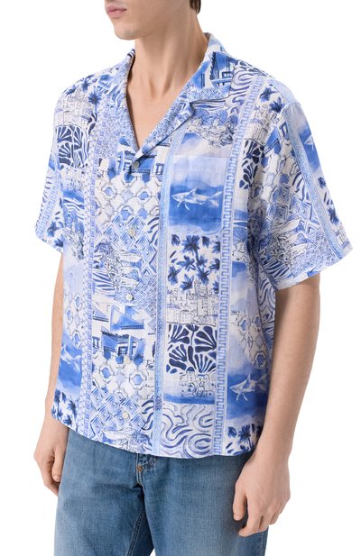 Льняная рубашка PAUL&SHARK, арт. 26413189, фото 3