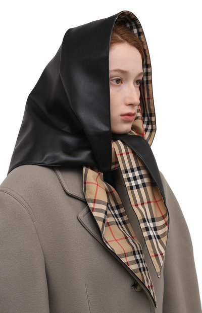 Комбинированная косынка BURBERRY, арт. 8045272, фото 2