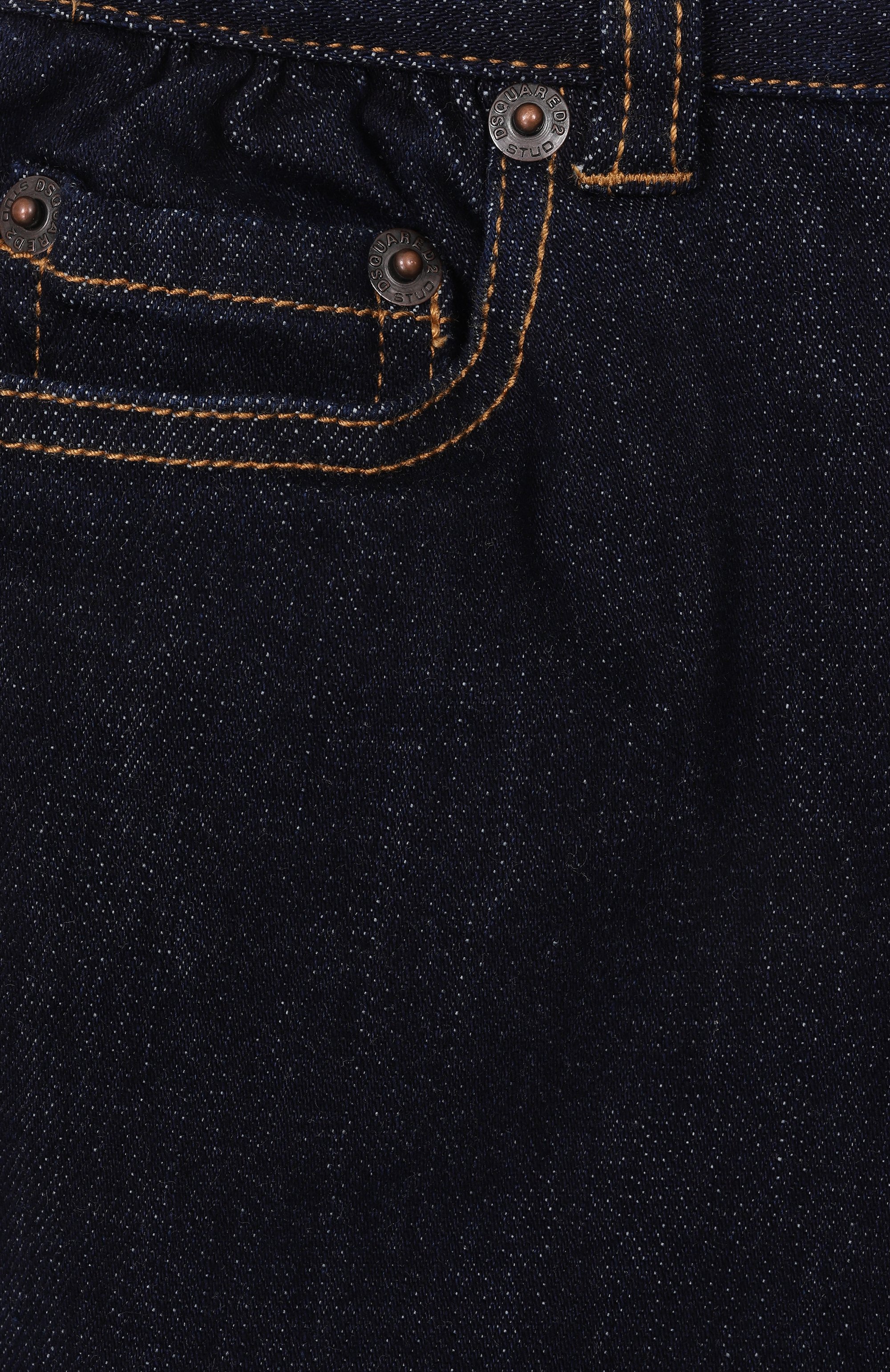 Джинсы DSQUARED2 темно-синего цвета по цене 29050 руб., арт. DQ3283/D0AFX, фото 3 Джинсы DSQUARED2, арт. DQ3283/D0AFX, фото 3