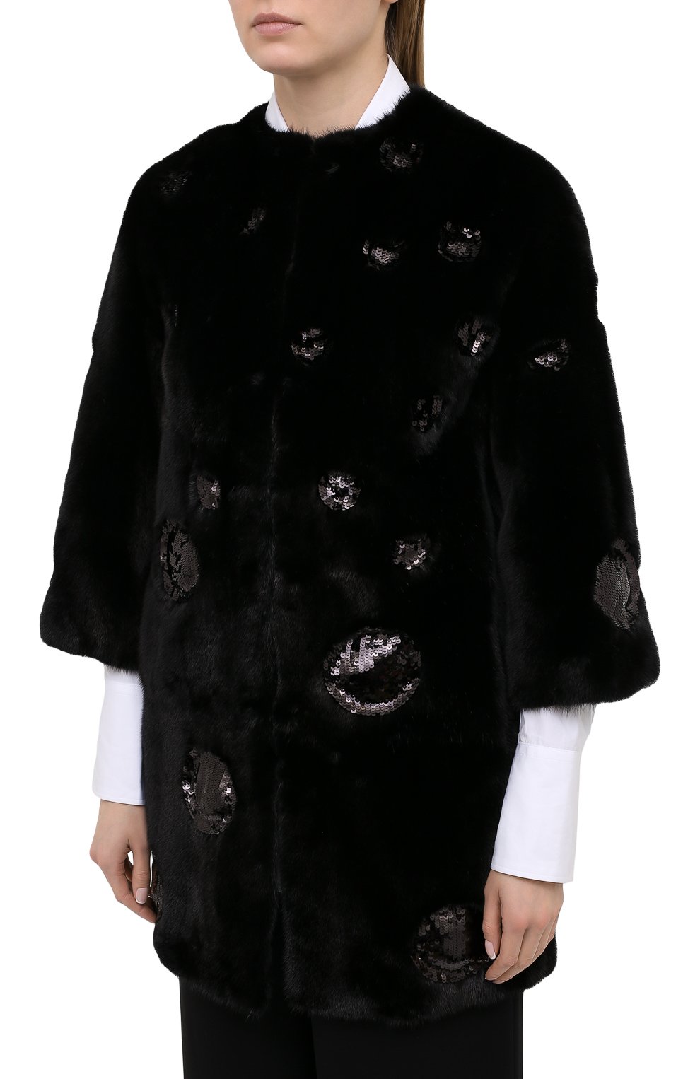 Шуба из меха норки VALENTINO, арт. VF3FAM601BF, фото 3