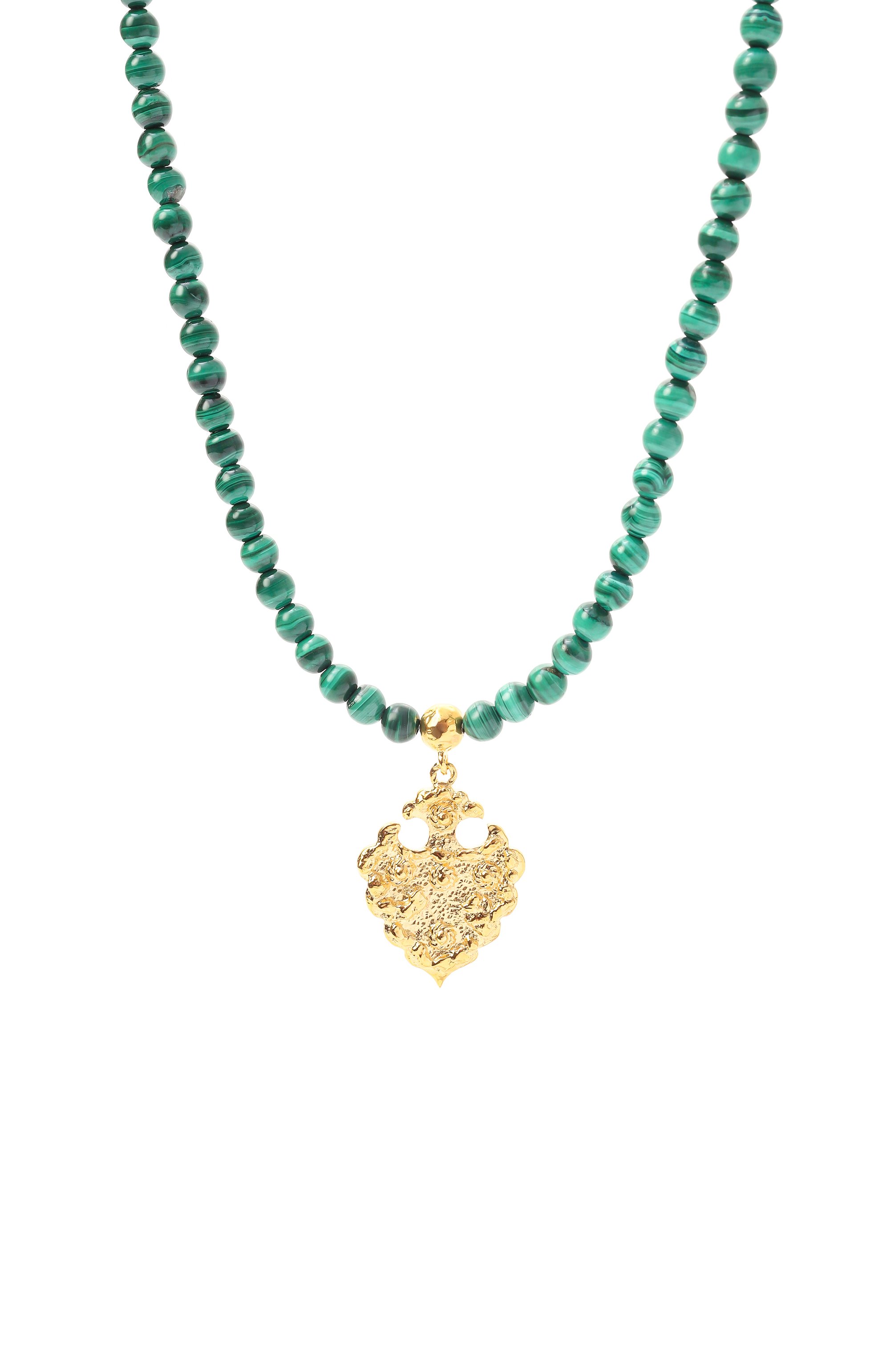 Колье kubachi SEVENWORLDS зеленого цвета по цене 29900 руб., арт. SW830/G, фото 3 Колье kubachi SEVENWORLDS, арт. SW830/G, фото 3