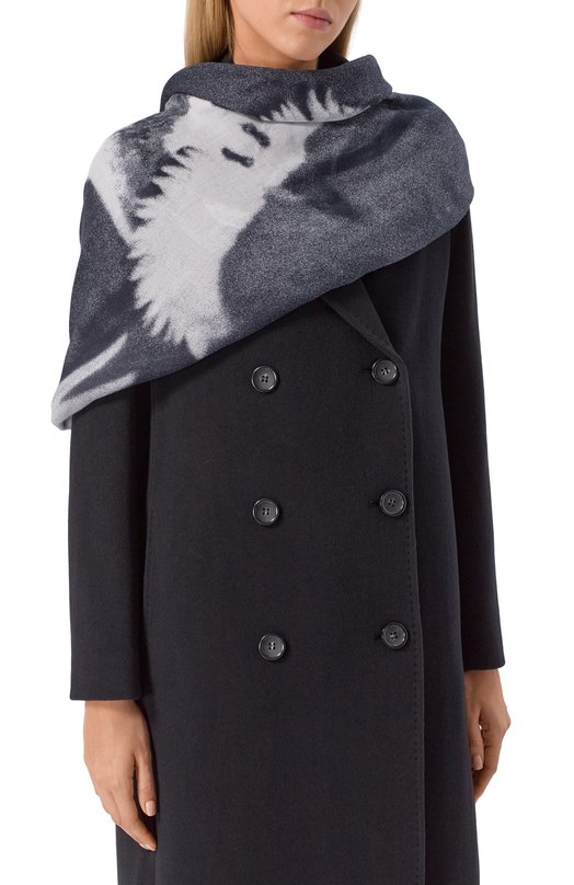 Шарф Ann Demeulemeester B0013211/FA593 Серый  B0013211/FA593 Фото 2