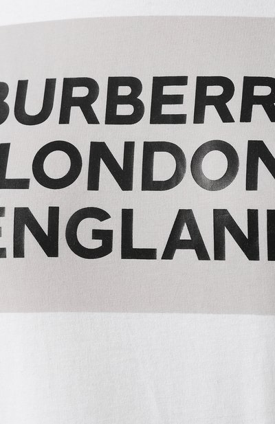 Хлопковая футболка BURBERRY, арт. 4560856, фото 5