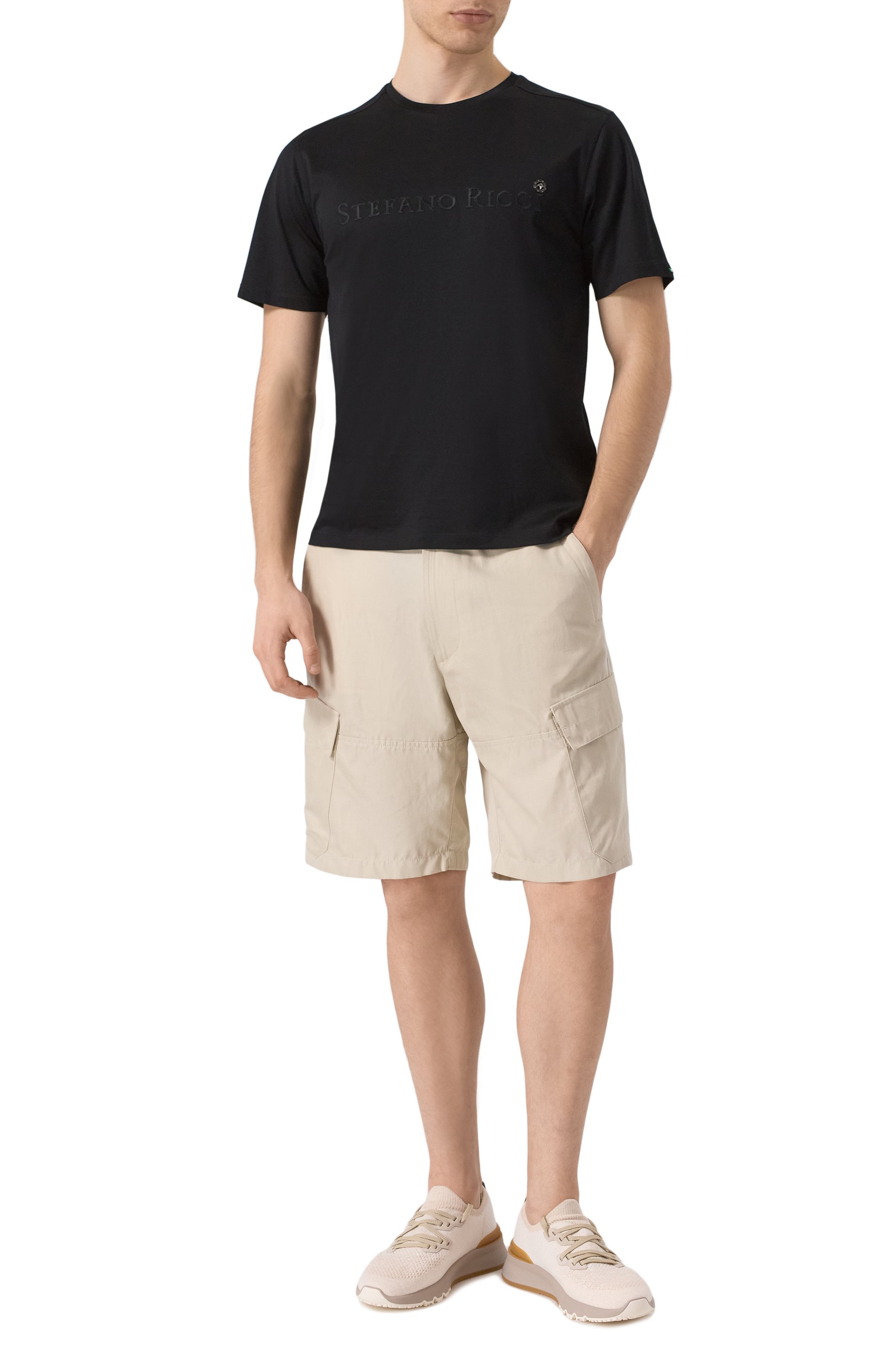 Хлопковая футболка STEFANO RICCI, арт. MNH5204300/TE0001, фото 2